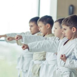 Image showing group of kids in their training session.