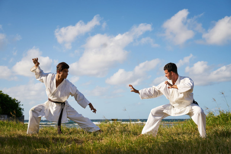 An Image showing practics session in an outdoor background.
