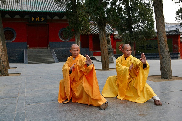 Two Great Martial Art Trainers In Action.